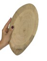Okorowany Plaster Dębu 30-35 cm/ gr. 2 cm/ Szlifowany
