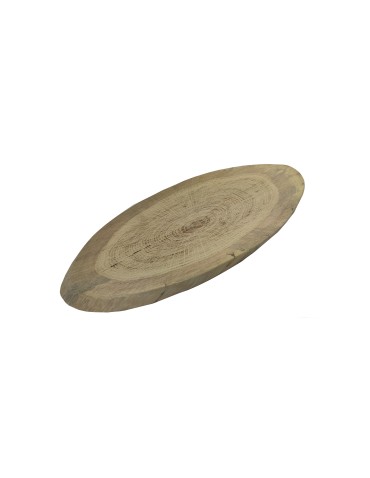 Plastry Drewna - Okorowany Plaster Dębu 30-35 cm/ gr. 2 cm/ Szlifowany - produkt 3