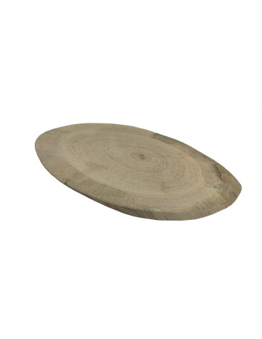 Plastry Drewna - Okorowany Plaster Dębu 30-35 cm/ gr. 2 cm/ Szlifowany - produkt 4