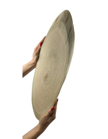 Okorowany Plaster Dębu 50-55 cm/ gr. 2 cm/ Szlifowany