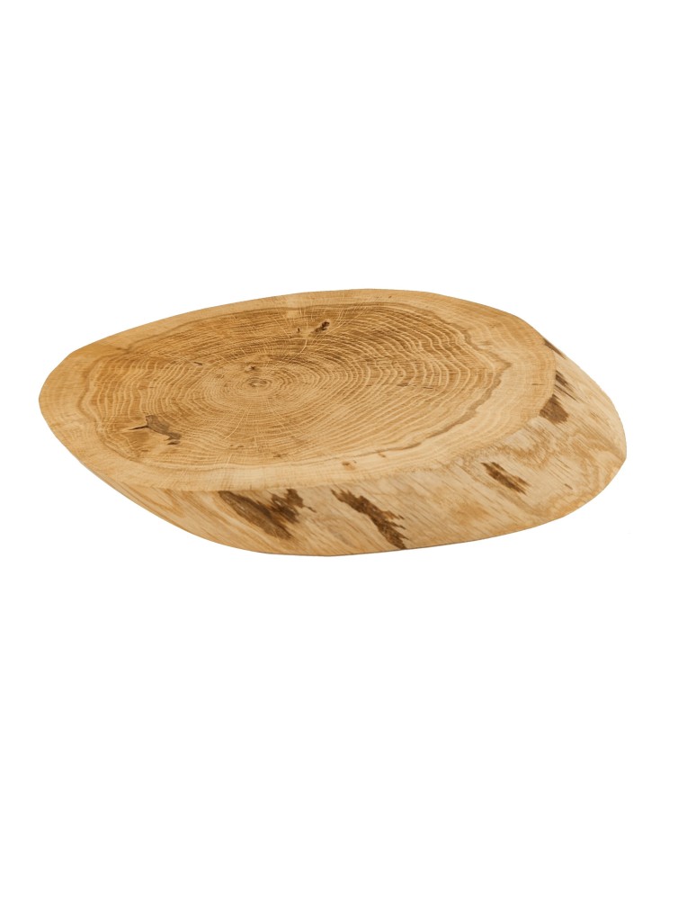 Plastry Drewna - Okorowany Plaster Dębu 40-45 cm/ gr. 5 cm/ Szlifowany - product b2b.wamar.biz 2