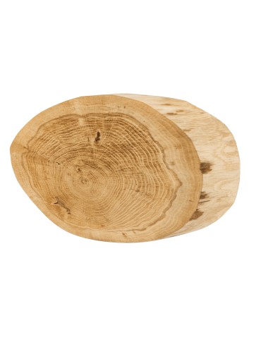 Plastry Drewna - Okorowany Plaster Dębu 40-45 cm/ gr. 5 cm/ Szlifowany - product 3