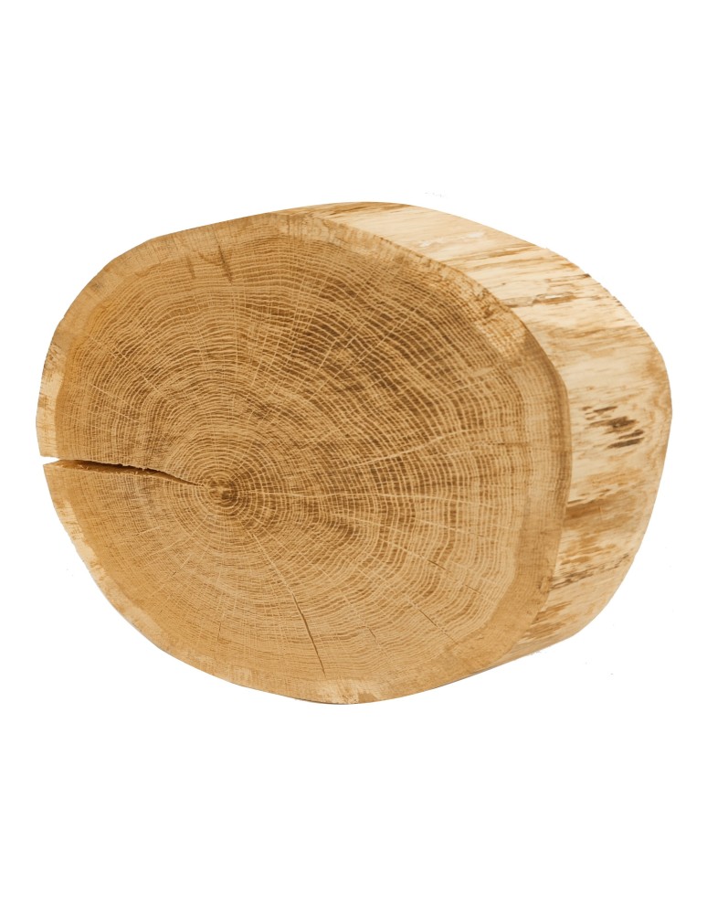 Plastry Drewna - Okorowany Plaster Dębu 40-45 cm/ gr. 5 cm/ Szlifowany - product b2b.wamar.biz 3