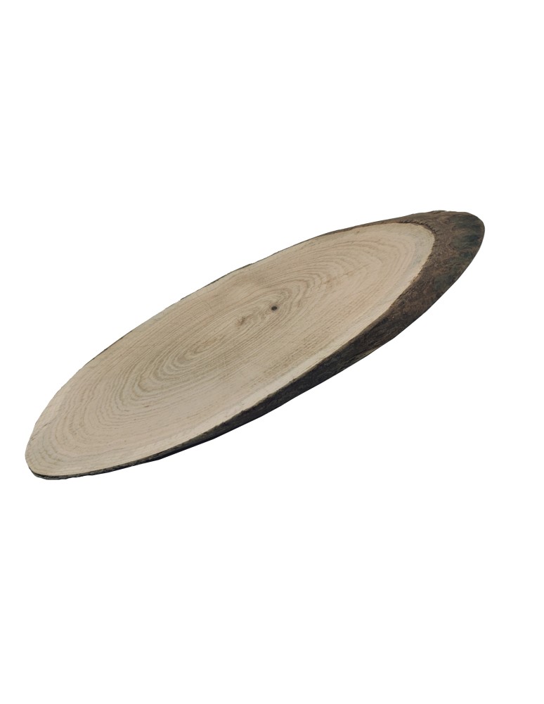 Plastry Drewna - Plaster Dębu 40-45 cm/ gr. 2 cm/ Szlifowany z Korą - produkt b2b.wamar.biz 5