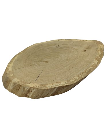 Plastry Drewna - Okorowany Plaster Dębu 60x40 cm/ gr. 6 cm/ Szlifowany Unikat 112121 - product 3