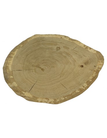 Plastry Drewna - Okorowany Plaster Dębu 60x40 cm/ gr. 6 cm/ Szlifowany Unikat 112121 - product 4