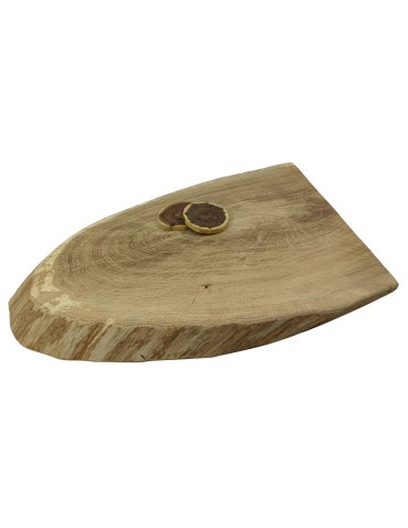 Okorowany Plaster Dębu 59,5x39 cm/ gr. 6 cm/ Szlifowany Unikat 112314