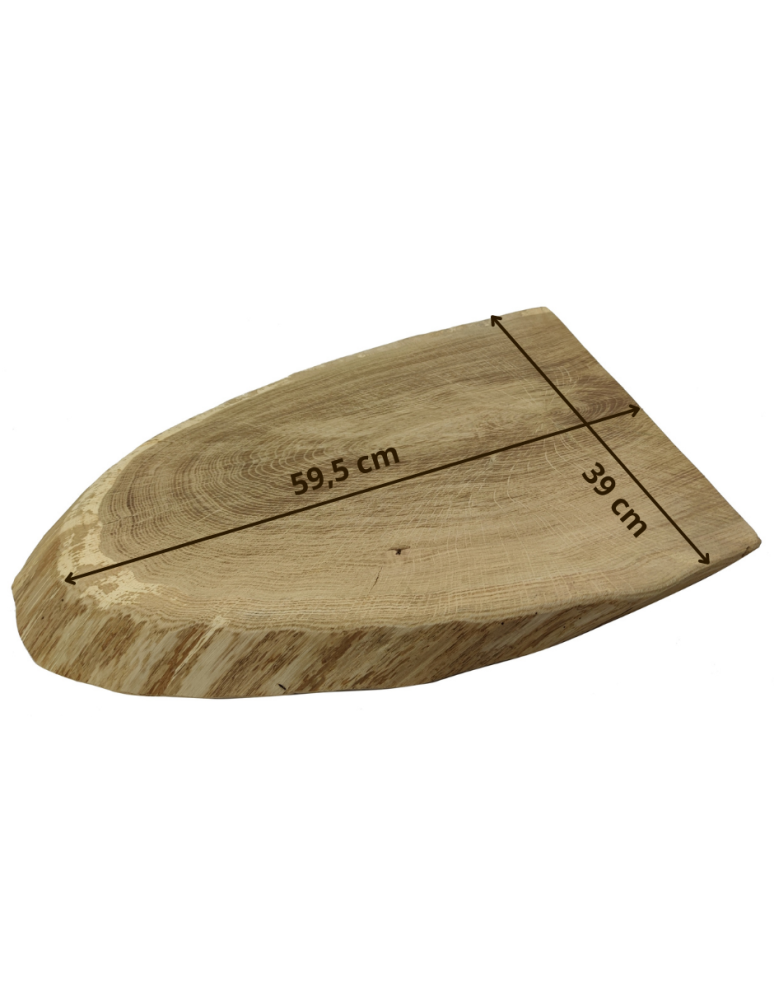 Plastry Drewna - Okorowany Plaster Dębu 59,5x39 cm/ gr. 6 cm/ Szlifowany Unikat 112314 - produkt b2b.wamar.biz 2