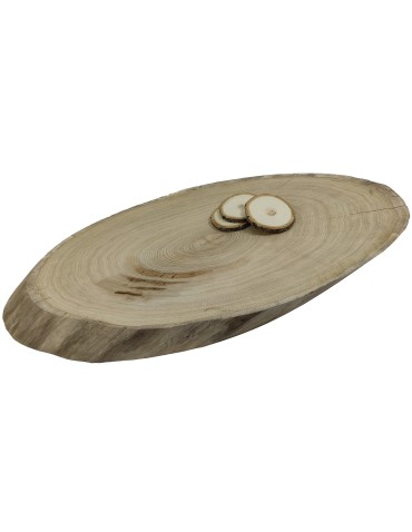 Okorowany Plaster Dębu 78x37 cm/ gr. 6 cm/ Szlifowany Unikat 113452