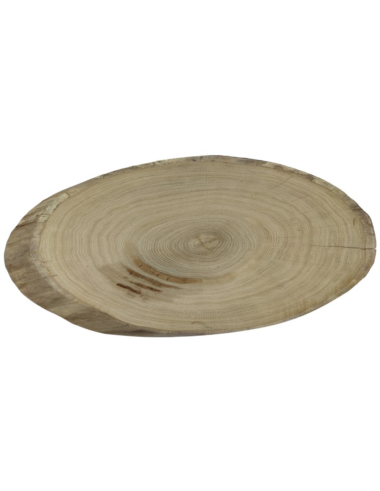 Plastry Drewna - Okorowany Plaster Dębu 78x37 cm/ gr. 6 cm/ Szlifowany Unikat 113452 - produkt b2b.wamar.biz 3