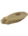 Okorowany Plaster Dębu 82x39 cm/ gr. 6 cm/ Szlifowany Unikat 123150