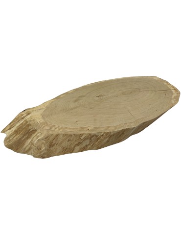 Plastry Drewna - Okorowany Plaster Dębu 82x39 cm/ gr. 6 cm/ Szlifowany Unikat 123150 - product 4