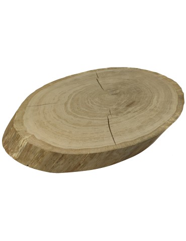 Plastry Drewna - Okorowany Plaster Dębu 61x42 cm/ gr. 6 cm/ Szlifowany Unikat 123509 - produkt 3