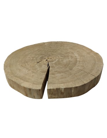 Plastry Drewna - Okorowany Plaster Dębu 90x80 cm/ gr. 9 cm/ Szlifowany Unikat 114741 - product 4