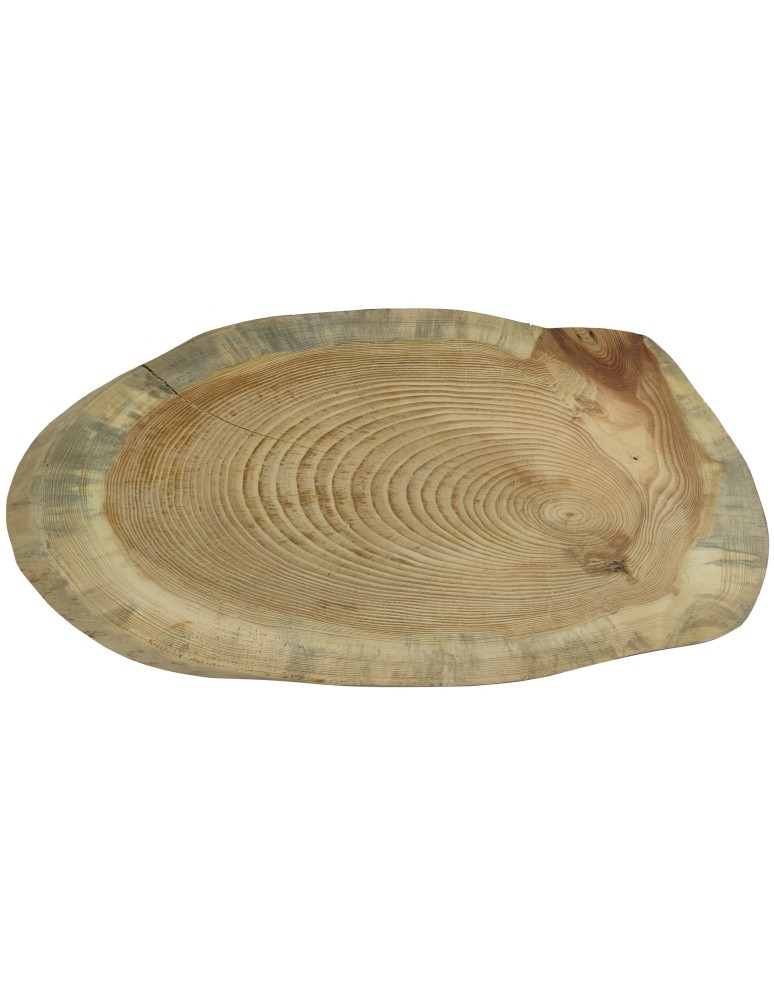 Plastry Drewna - Okorowany Plaster Sosny 65x31,5 cm/ gr.5 cm/ Szlifowany Unikat 101150 - product b2b.wamar.biz 2