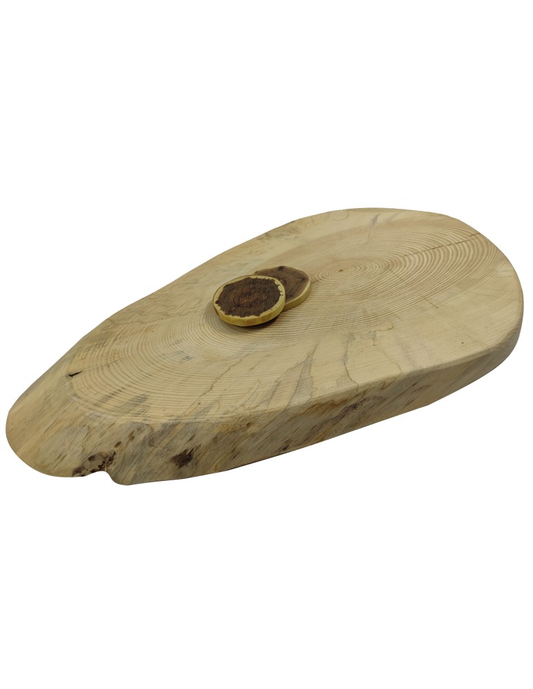Plastry Drewna - Okorowany Plaster Sosny 60x32 cm/ gr.5 cm/ Szlifowany Unikat 101601 - product b2b.wamar.biz 1