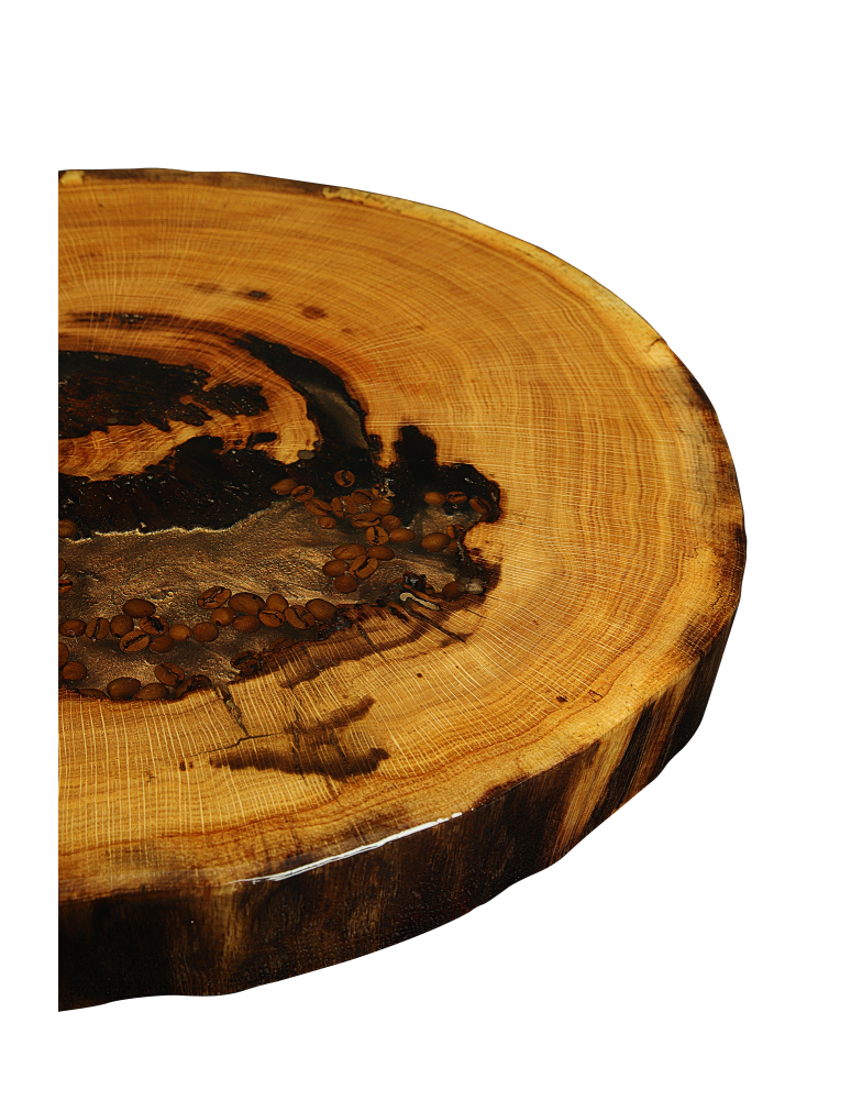 Plastry Drewna - Stół żywiczny / Unikat 093552 - nogi 45 cm - product b2b.wamar.biz 3