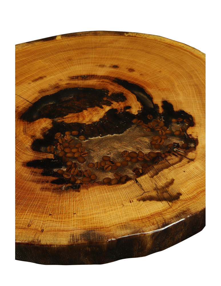 Plastry Drewna - Stół żywiczny / Unikat 093552 - nogi 45 cm - product b2b.wamar.biz 4