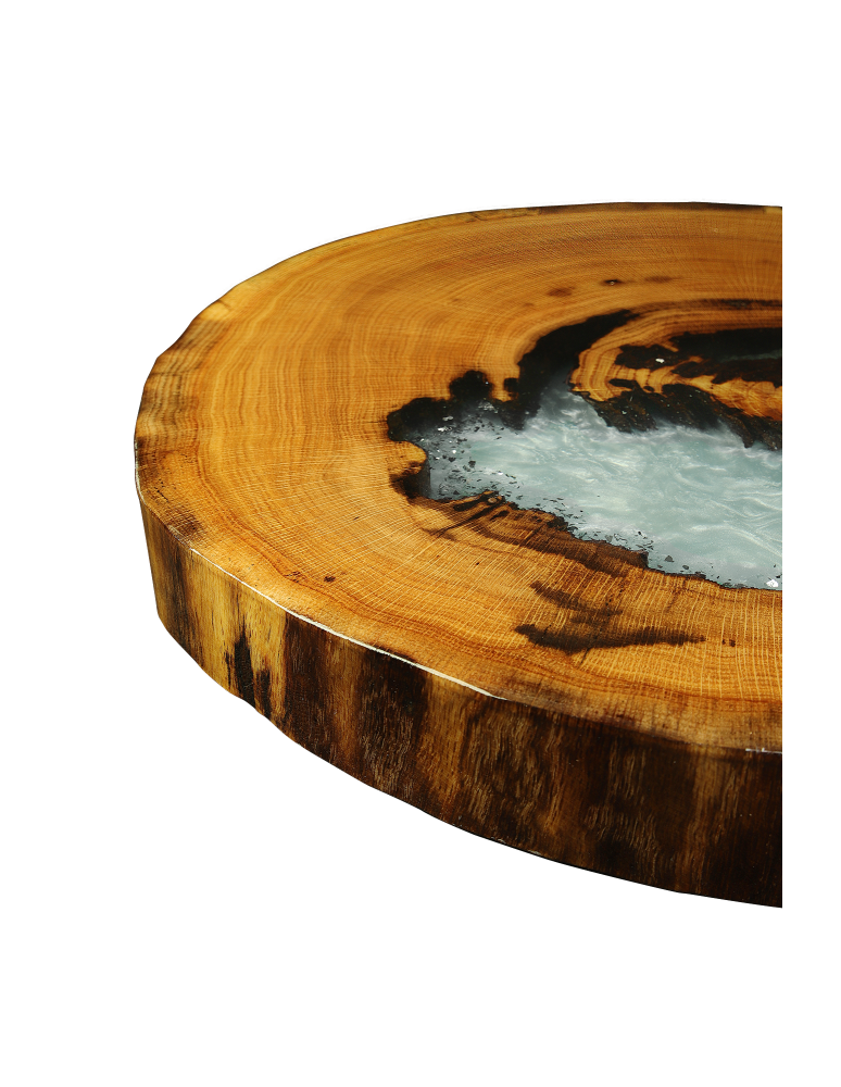 Plastry Drewna - Stół żywiczny / Unikat 104625 - nogi 43 cm - product b2b.wamar.biz 3