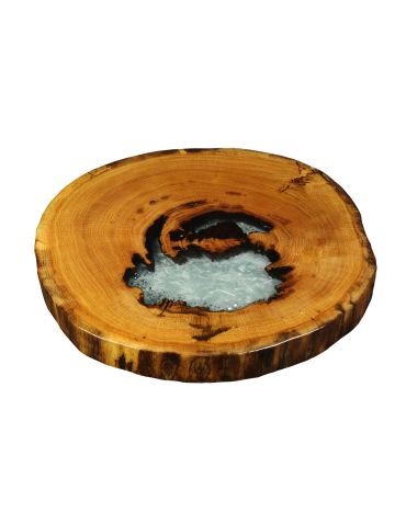 Plastry Drewna - Stół żywiczny / Unikat 104625 - nogi 45 cm - produkt 5