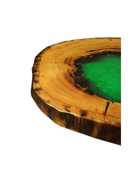 Blat żywiczny Plaster na stół z żywicy epoksydowej / Unikat 072222 - product 2