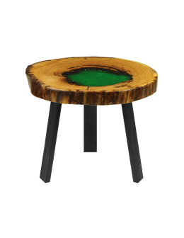 Stół żywiczny / Unikat 072222 - nogi 45 cm