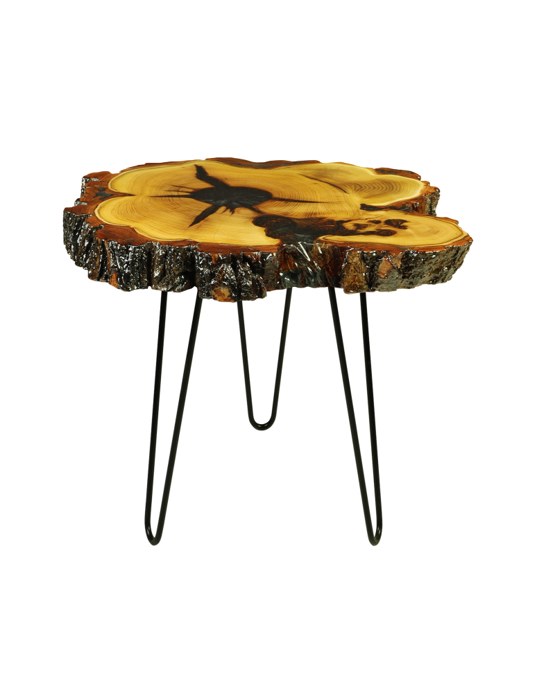 Plastry Drewna - Stół żywiczny / Unikat 072322 - nogi 43 cm - product b2b.wamar.biz 1