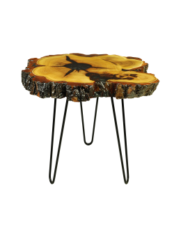 Stół żywiczny / Unikat 072322 - nogi 43 cm