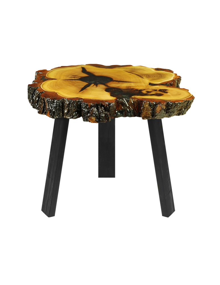 Plastry Drewna - Stół żywiczny / Unikat 072322 - nogi 45 cm - product b2b.wamar.biz 1