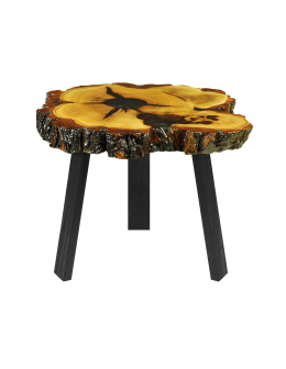 Stół żywiczny / Unikat 072322 - nogi 45 cm