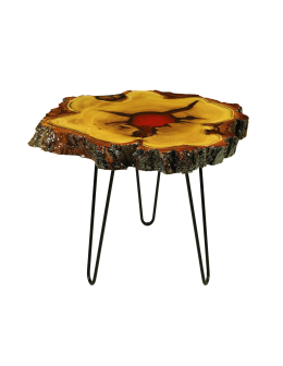 Stół żywiczny / Unikat 072422 - nogi 43 cm