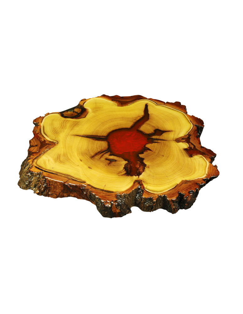 Plastry Drewna - Stół żywiczny / Unikat 072422 - nogi 45 cm - produkt b2b.wamar.biz 2