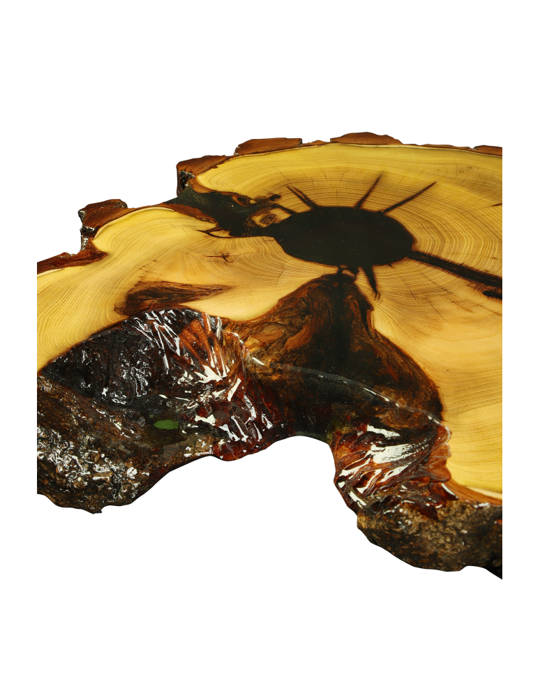 Plastry Drewna - Stół żywiczny / Unikat 072522 - nogi 43 cm - product b2b.wamar.biz 4