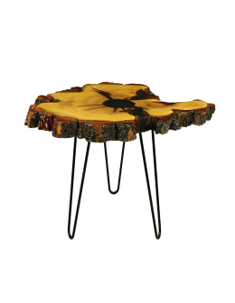 Stół żywiczny / Unikat 072522 - nogi 43 cm