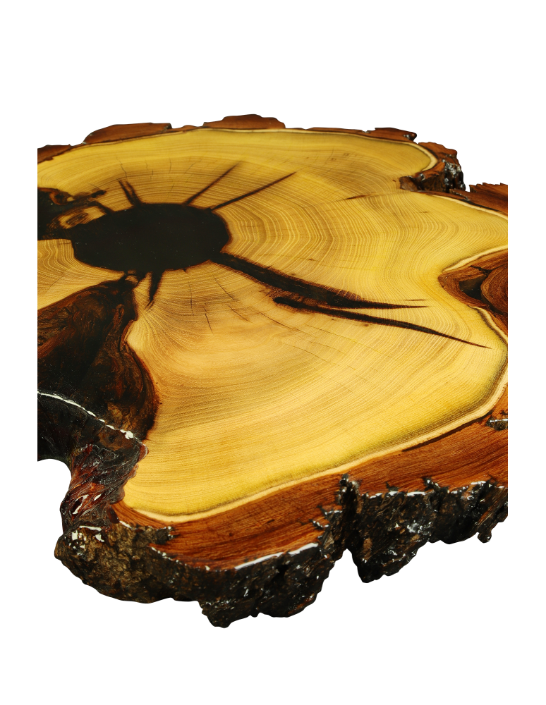 Plastry Drewna - Stół żywiczny / Unikat 072522 - nogi 45 cm - produkt b2b.wamar.biz 3