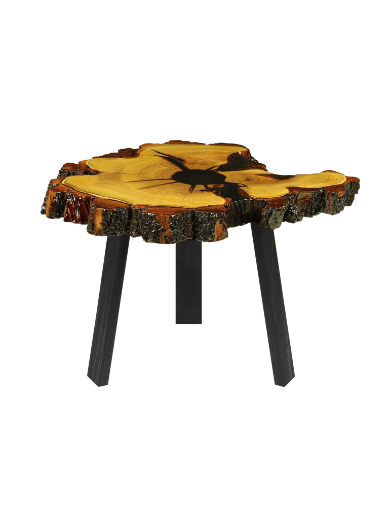 Plastry Drewna - Stół żywiczny / Unikat 072522 - nogi 45 cm - product b2b.wamar.biz 1