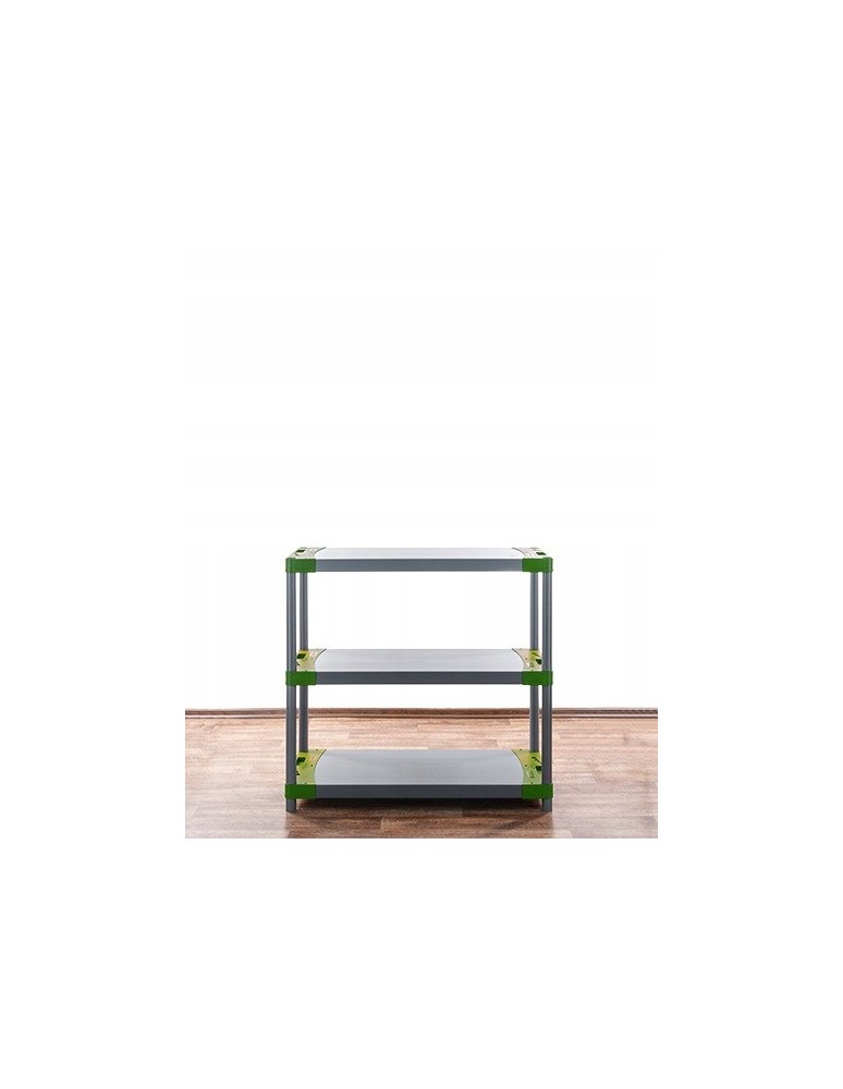 Regały z plastiku- tworzywa - Regał magazynowy garażowy JUPITER-3_100_ZIEL - product b2b.wamar.biz 5
