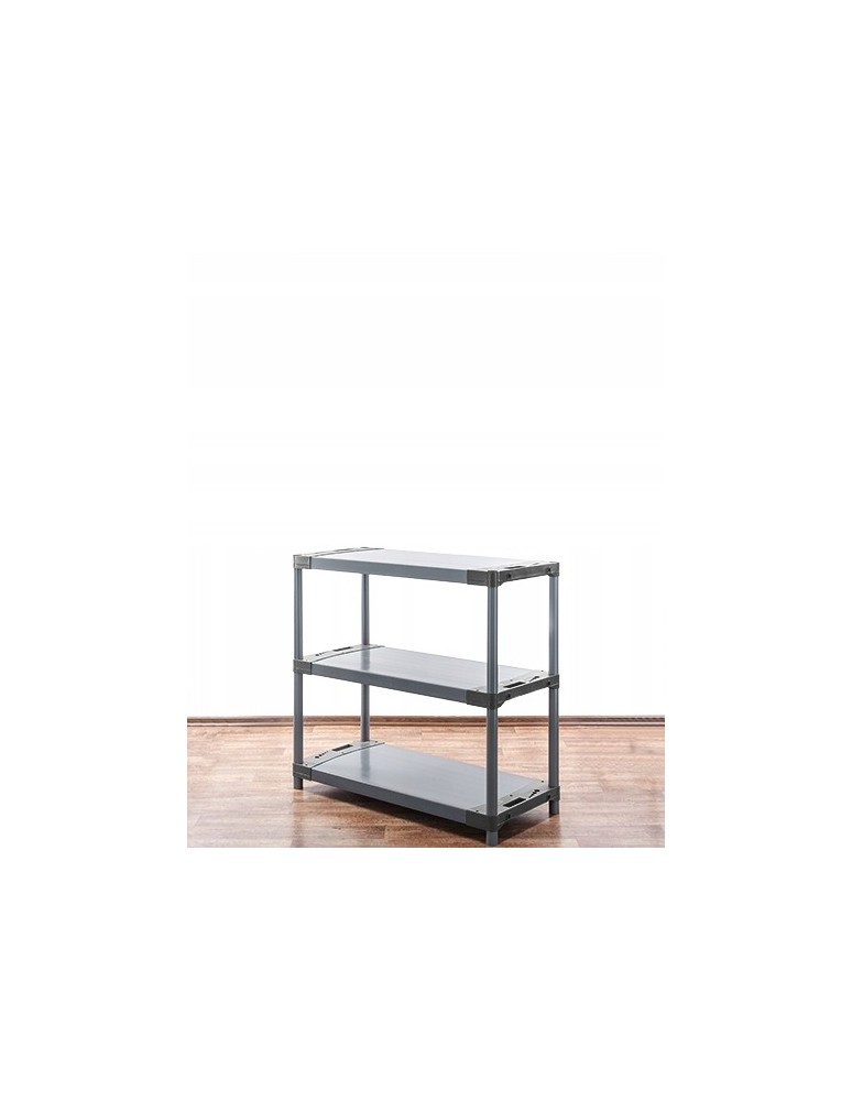Regały z plastiku- tworzywa - Regał magazynowy garażowy JUPITER-3_140_SZAR - product b2b.wamar.biz 4