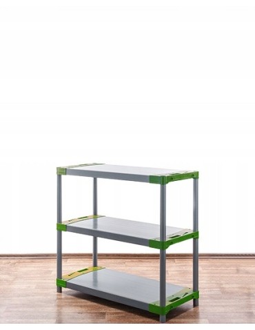 Regały z plastiku- tworzywa - Regał magazynowy garażowy JUPITER-3_130_ZIEL - product 4