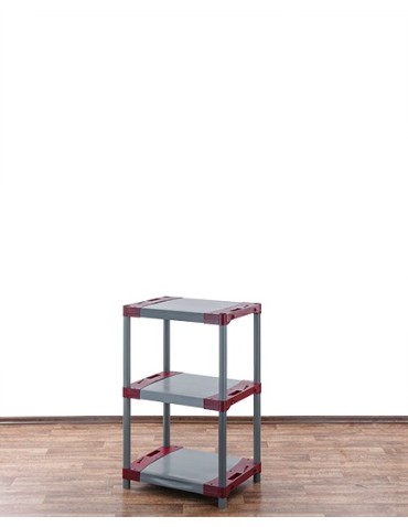 Regały z plastiku- tworzywa - Regał magazynowy garażowy JUPITER-3_060_CZER - product 4