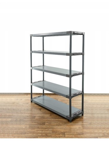 Regały z plastiku- tworzywa - Regał magazynowy plastikowy JUPITER-5_150_SZAR - product 4