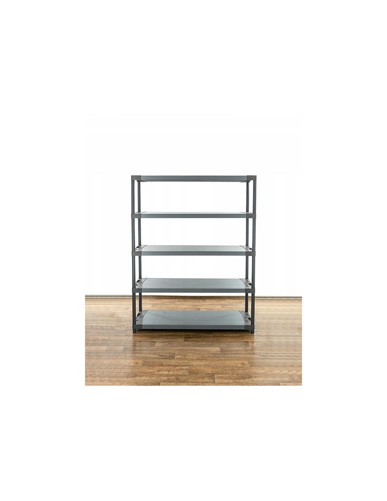 Regały z plastiku- tworzywa - Regał magazynowy plastikowy JUPITER-5_150_SZAR - product b2b.wamar.biz 5