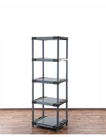 Regały z plastiku- tworzywa - Regał magazynowy plastikowy JUPITER-5_060_SZAR - product 4