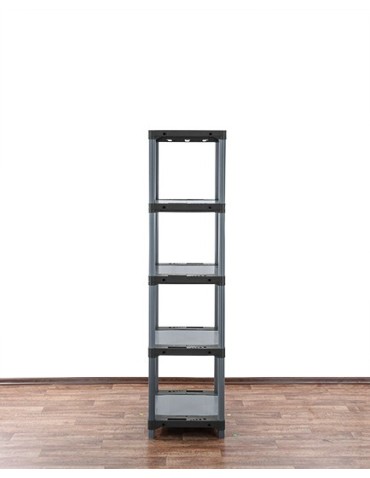 Regały z plastiku- tworzywa - Regał magazynowy plastikowy JUPITER-5_060_SZAR - product 5