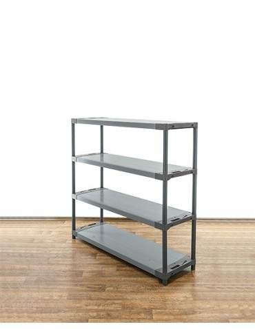 Regały z plastiku- tworzywa - Regał magazynowy garażowy JUPITER-4_150_SZAR - product 4