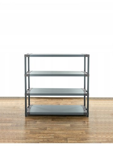 Regały z plastiku- tworzywa - Regał magazynowy garażowy JUPITER-4_130_SZAR - product 5