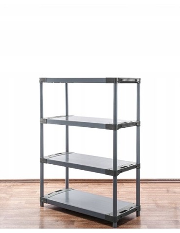 Regały z plastiku- tworzywa - Regał magazynowy garażowy JUPITER-4_120_SZAR - product 5