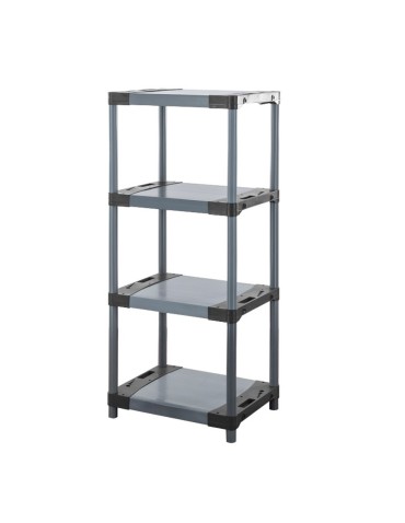 Regały z plastiku- tworzywa - Regał magazynowy garażowy JUPITER-4_070_SZAR - product 3