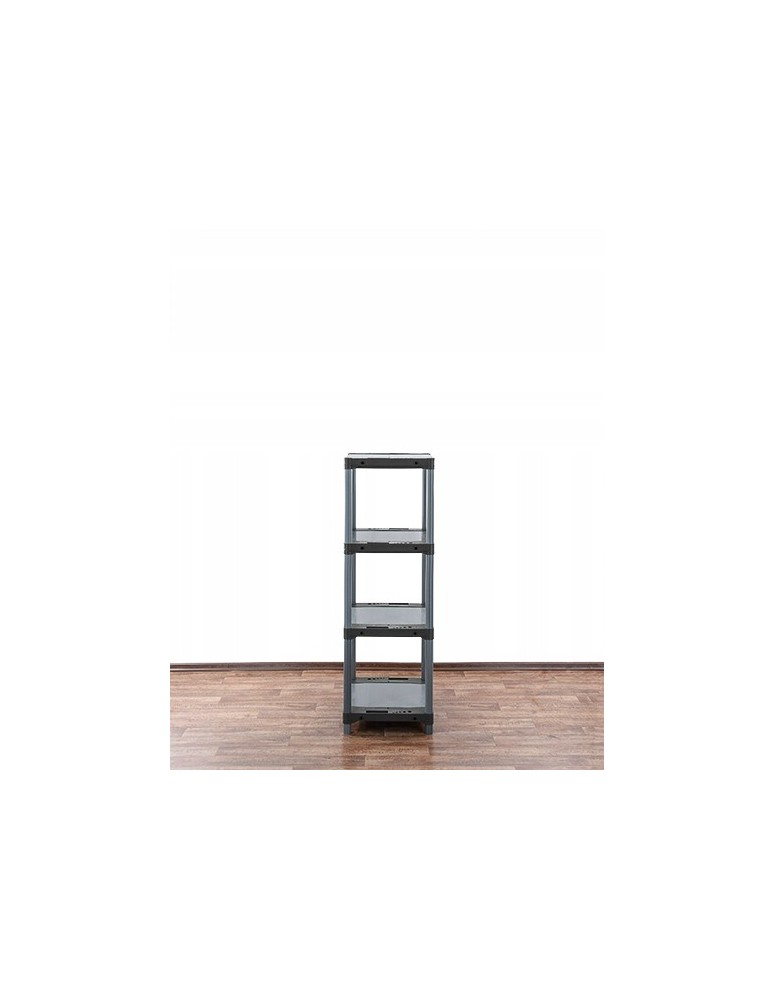 Regały z plastiku- tworzywa - Regał magazynowy garażowy JUPITER-4_060_SZAR - product b2b.wamar.biz 5