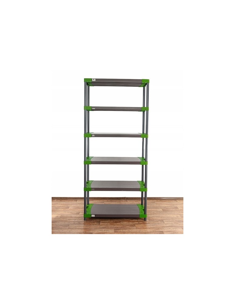 Regały z plastiku- tworzywa - Regał magazynowy plastikowy JUPITER-6_110_ZIEL - product b2b.wamar.biz 5